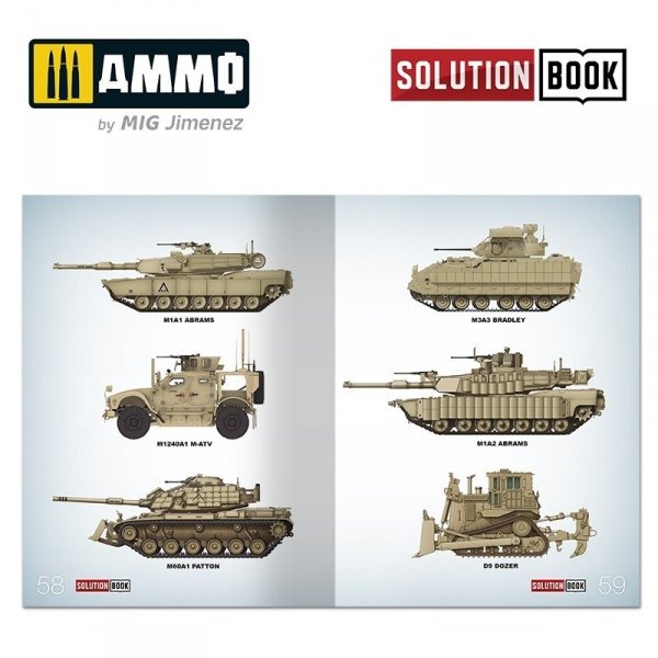Ammo of Mig 6512 How to Paint Modern US Military Sand Scheme SOLUTION BOOK