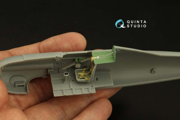 Quinta Studio QD48393 Gloster Gladiator MKI 3D-Printed &amp; coloured Interior on decal paper (I Love Kit) 1/48
