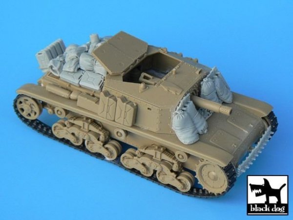 Black Dog T35004 Semovente M40-75/18 accessories set for Tamiya kits 1/35