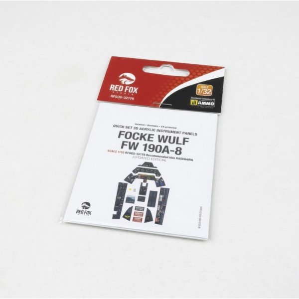 Red Fox Studio QS-32176 Fw 190A-8 Updated for Hasegawa kit 1/32
