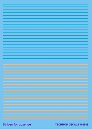 Techmod 48055 - Stripes for Lozenge (1:48)