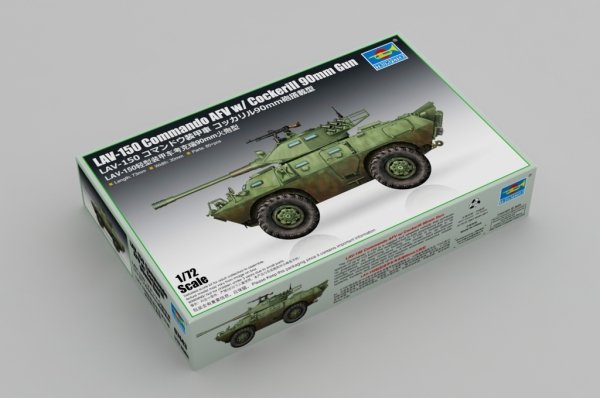 Trumpeter 07443 V-150 Commando AFV w/ Cockerill 90mm Gun 1/72