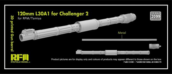 Rye Field Model 2099 120mm L30A1 for Challenger II (RFM Tamiya) 1/35