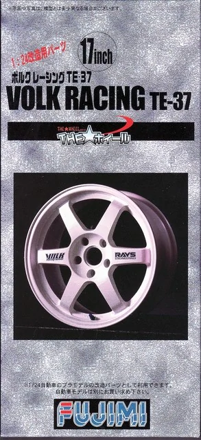 Fujimi 192949 VOLK RACING TE37 17inch THE WHEEL 1/24