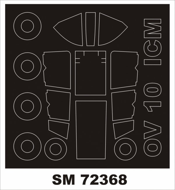 Montex SM72368 OV-10D for ICM 1/72