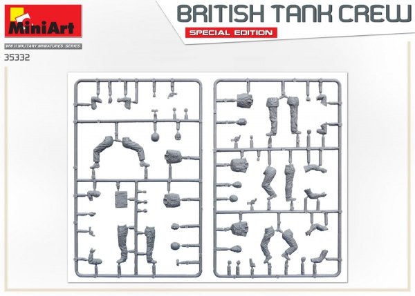 Miniart 35332 BRITISH TANK CREW. SPECIAL EDITION 1/35