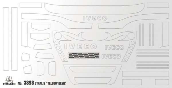 Italeri 3898 IVECO STRALIS YELLOW DEVIL (1:24)