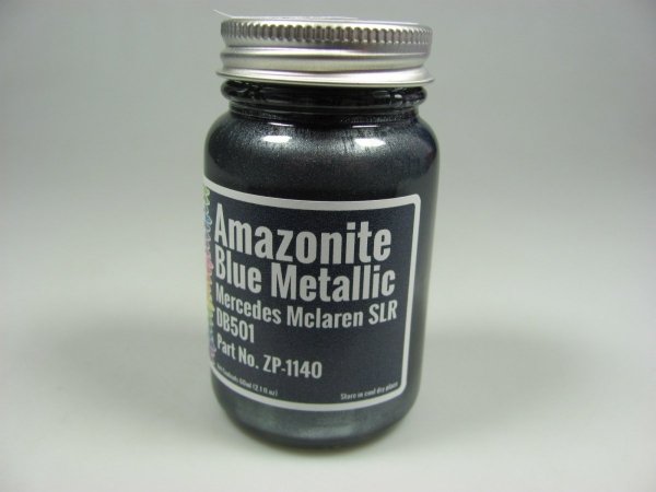 Zero Paints ZP-1140/DB501 Mercedes-Benz Mclaren SLR Paints 60ml Amazonite Blue Metallic - DB 501 (Amazonit Blue)