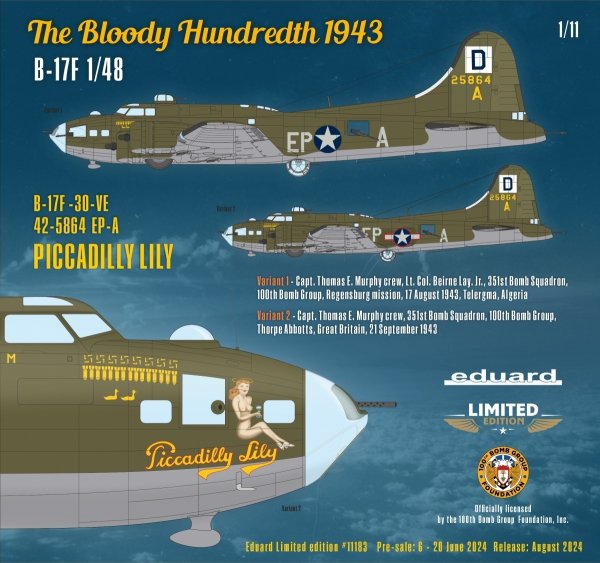 Eduard 11183 The BLOODY HUNDREDTH 1943 1/48