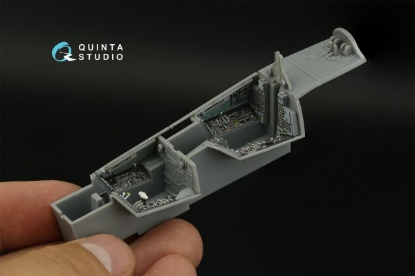 Quinta Studio QD48405 F-14D 3D-Printed &amp; coloured Interior on decal paper (Hobby Boss) 1/48