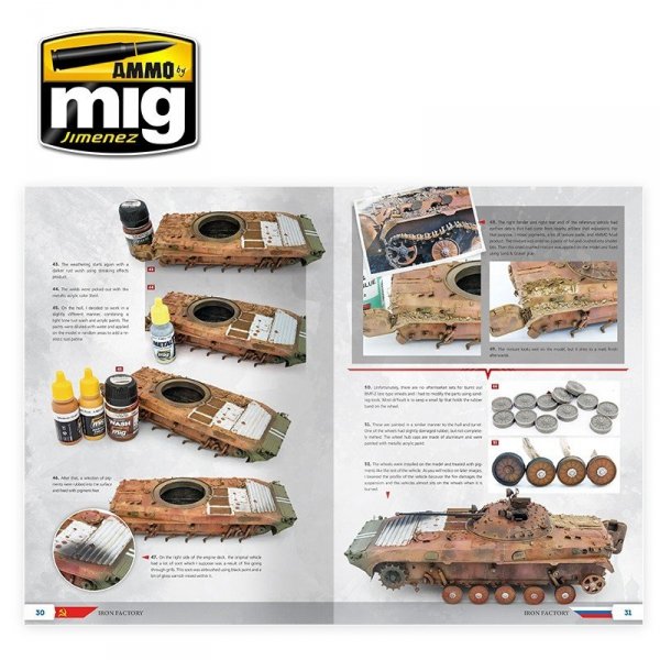 AMMO of Mig Jimenez 6104 The Weathering Special: IRON FACTORY (English)