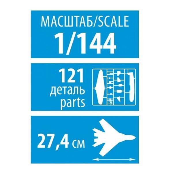 Zvezda 7026 Boeing 737-8 Max 1:144