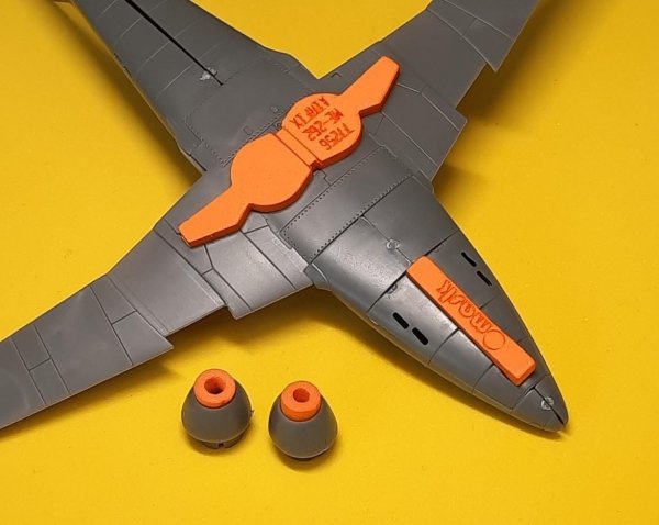 Omask 77256 Me 262 Wheel Bay Plugs (for Airfix) EVA foam masks for wheel bays 1/72
