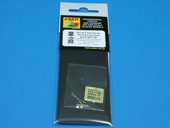 Aber 35L-090 Set of 2 barrels for german machine guns MG13k (1:35)	