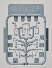Fine Molds NA10 Modern Aircraft Seatbelt Set 4 (F-4, F-8 etc.) 1/72