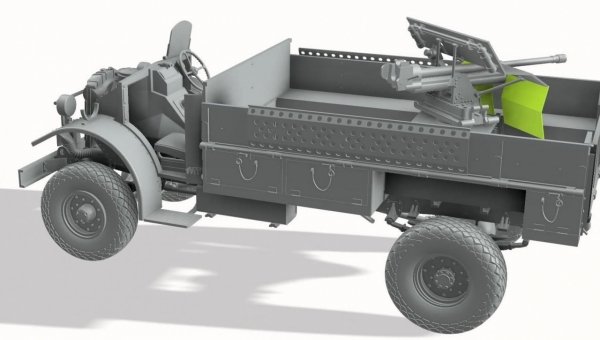 Thunder Model 35312 LRDG CMP F30 Truck w/ Ordnance 37 mm MKI Bofors Gun - Limited Bonus Edition 1/35