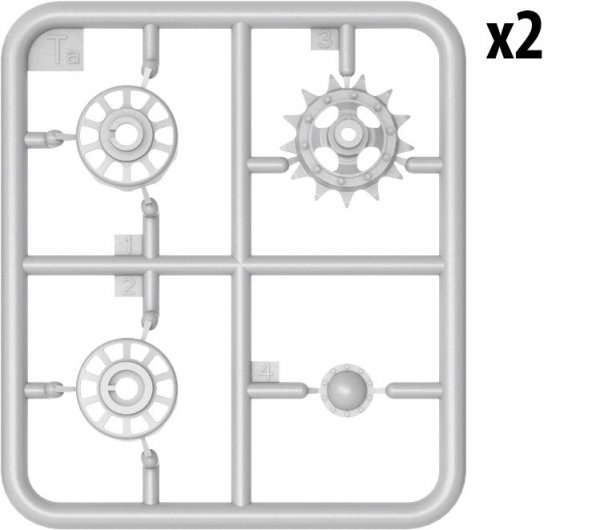 MiniArt 37060 T-62 WHEELS SET (1:35)