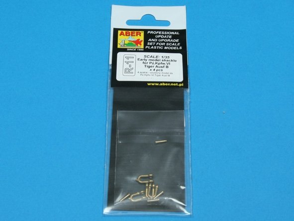 Aber R-11 Early model Shackle for Pz.Kpfw.VI Tiger Ausf.B x4pcs (1:35)