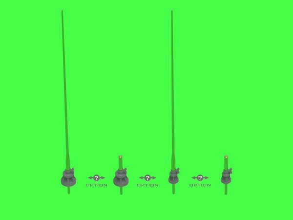 Master GM-72-019 German WWII 1,4m rod antenna (for Fu 7 radio set) (1pc) 1/72
