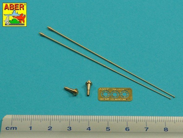 Aber R-44 Zestaw 2 anten VHF pojazdów NATO / Set of 2 NATO antennas with mount bases 1/35