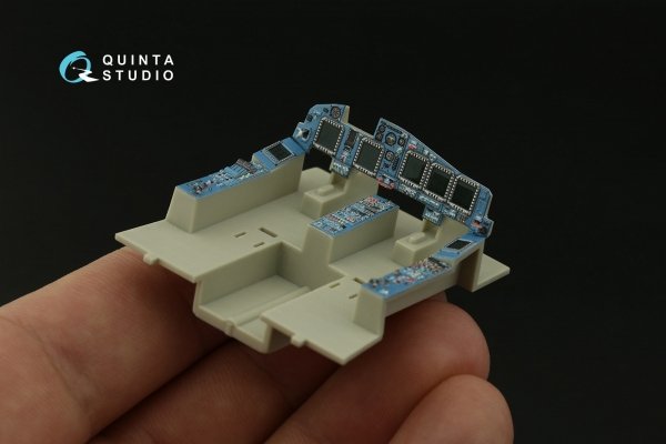 Quinta Studio QDS-48018 Su-34 3D-Printed coloured Interior on decal paper (KittyHawk) (Small version) 1/48