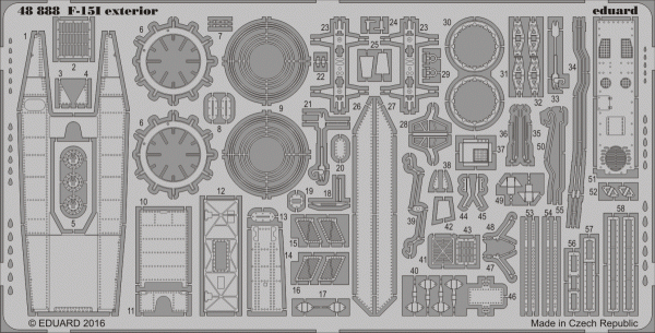 Eduard 48888 F-15I exterior GREAT WALL HOBBY 1/48