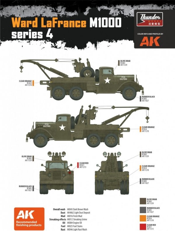 Thunder Model 35012 US Heavy Wrecker Ward Lafrance Model 1000 - Series 4 1/35