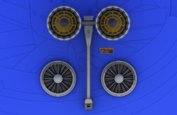 Eduard 632011 F-4 exhaust nozzles USN late 1/32 (Tamiya)