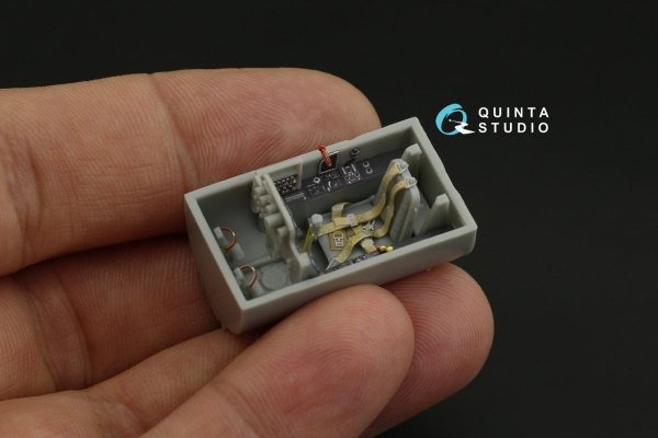Quinta Studio QD48186 Me 262A 3D-Printed &amp; coloured Interior on decal paper (for Dragon ) 1/48