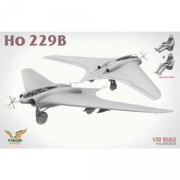 Takom 32001W Ho 229 Box - Ho 229A + Ho 229B + Ho 229 Pilot (Limited Edition) 1/32