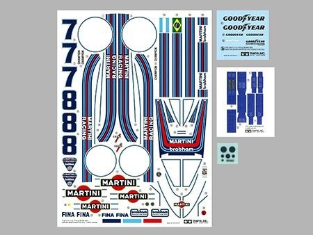 Tamiya 12042 Martini Brabham BT44B 1975 1/12