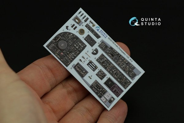 Quinta Studio QDS-32108 A-6A Intruder 3D-Printed &amp; coloured Interior on decal paper (Trumpeter) (Small version) 1/32
