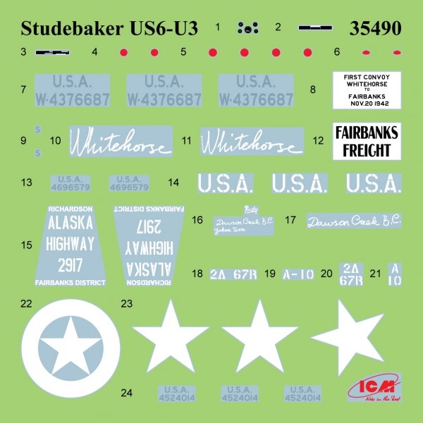 ICM DS3528 WWII US military vehicles 1/35
