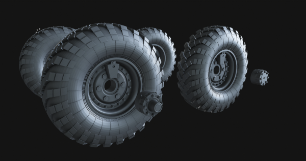 Panzer Art RE35-536 ZiL-157&amp;BTR-152 road wheels 1/35