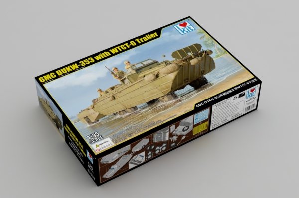 I Love Kit 63539 GMC DUKW-353 With WTCT-6 Trailer 1/35