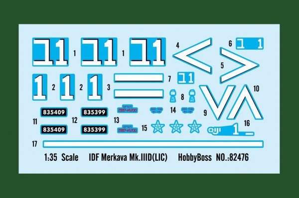 Hobby Boss 82476 IDF Merkava Mk.IIID(LIC) (1:35)