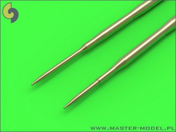 Master AM-48-090 MiG-17A/P/F (Fresco A, B, C) - 37mm and 23mm gun barrels set &amp; Pitot Tubes (1:48)