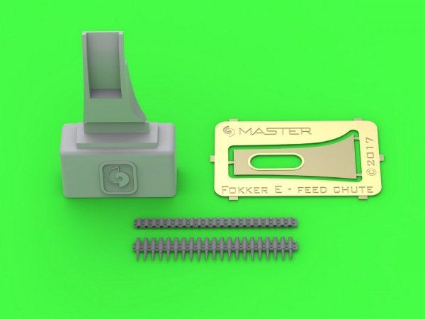 Master AM-32-105 Fokker E.II/E.III (Early) Ammunition feed chute with belt for LMG 08 Spandau (1:35)