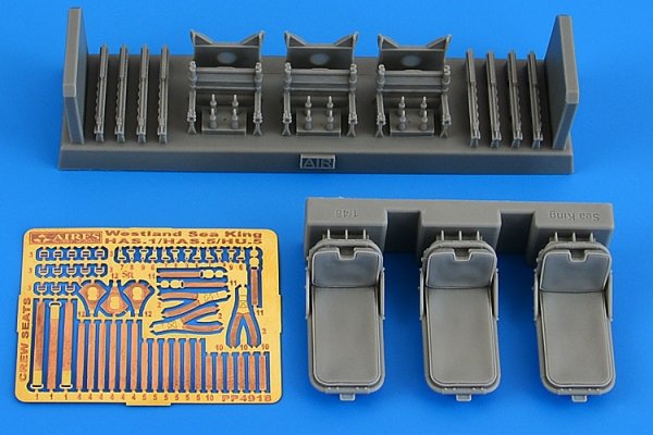 Aires 4918 Westland Sea King HAS.1/HAS.5/HU.5 crew seats 1/48 AIRFIX