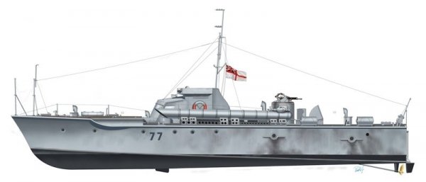 Italeri 5610 British Vosper MTB (1:35)