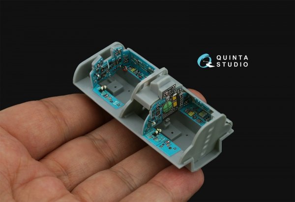 Quinta Studio QDS-48504 MiG-31B 3D-Printed &amp; coloured Interior on decal paper (Hobby Boss) (Small version) 1/48