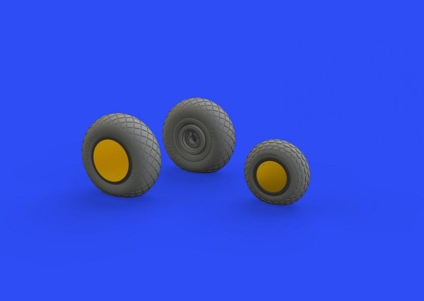 Eduard 648782 P-38J wheels TAMIYA 1/48