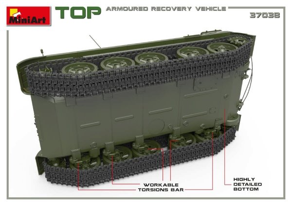 MiniArt 37038 TOP ARMOURED RECOVERY VEHICLE 1/35