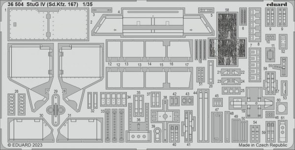 Eduard 36504 StuG IV (Sd. Kfz. 167) ZVEZDA 1/35