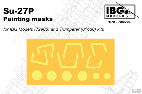 IBG 72M005 Su-27P Painting Mask 1/72