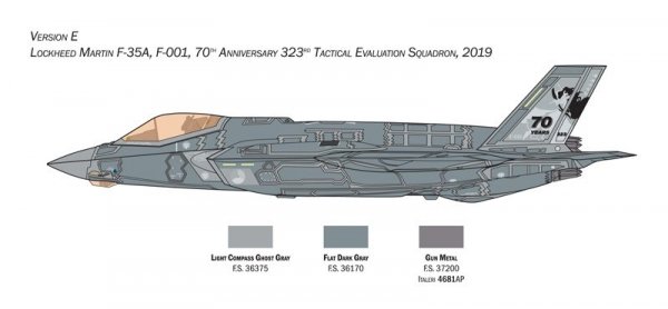 Italeri 1464 F-35A LIGHTNING II CTOL version (Beast Mode) 1/72
