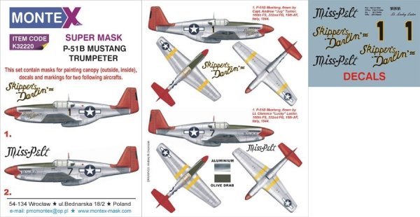 Montex K32220 P-51B MUSTANG 1/32