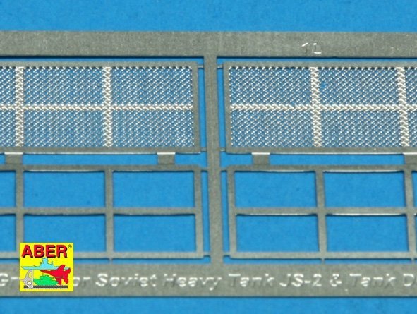 Aber 35G20 Grilles for russian tank JS-2 or JSU-122/152 (1:35)