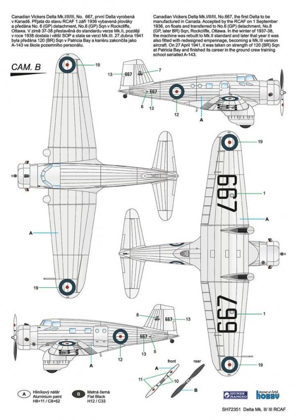 Special Hobby 72351 Delta Mk. II/ III RCAF 1/72