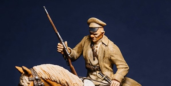 Toro 35F155 Wojna Polsko-Bolszewicka 1920 - Bolszewicki kawalerzysta (2) Armii Konnej Budionnego (dwie głowy w zestawie) 1/35